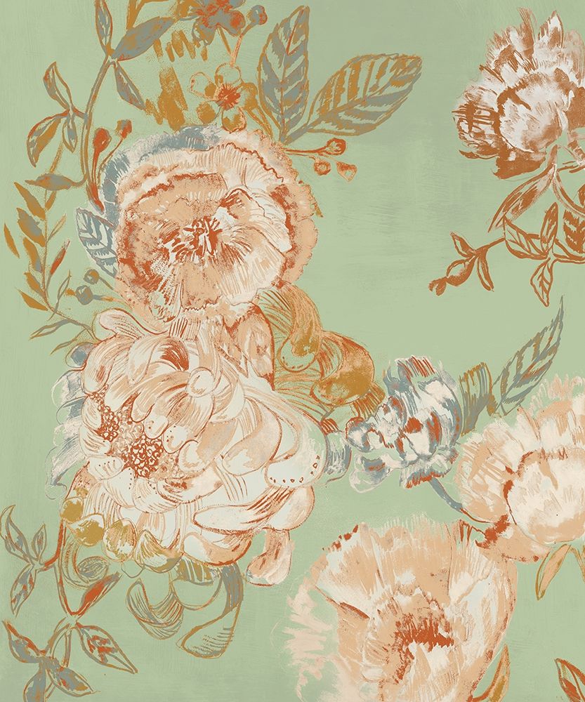 Wall Art Painting id:397724, Name: Garden Senses I , Artist: Woods, Maya