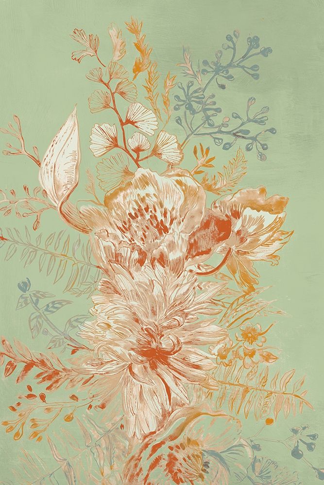 Wall Art Painting id:397725, Name: Garden Senses II, Artist: Woods, Maya