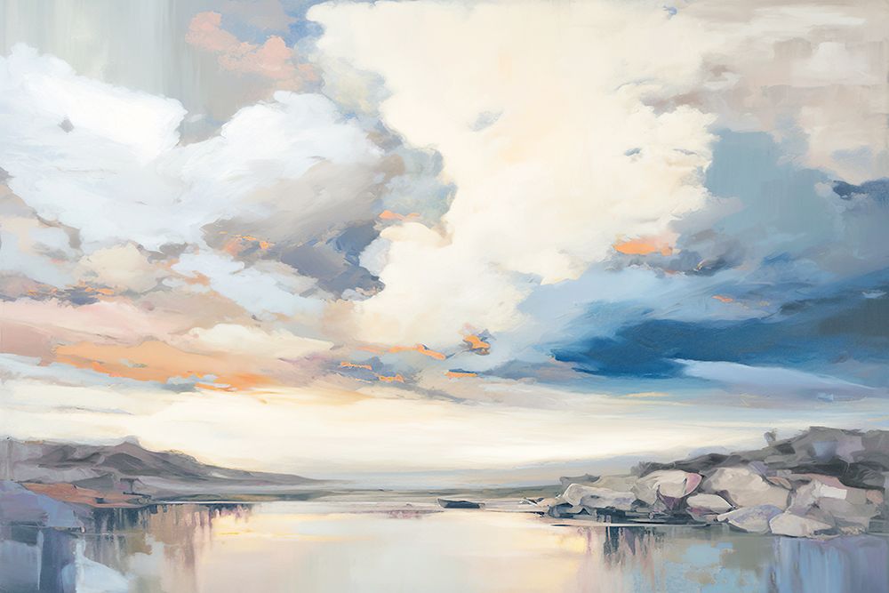 Wall Art Painting id:564137, Name: Meditative Ocean, Artist: Haase, Andrea