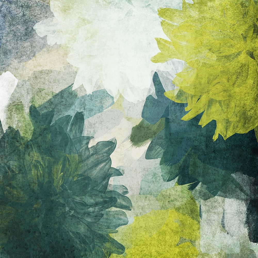 Wall Art Painting id:190589, Name: Blue and Green Inspiration II , Artist: Orlov, Irena