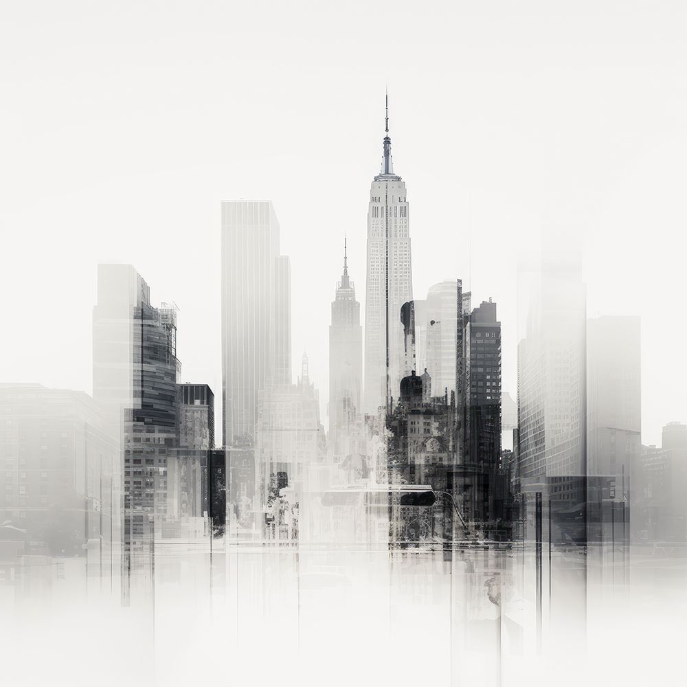 Art Print: New York Layered Urban III