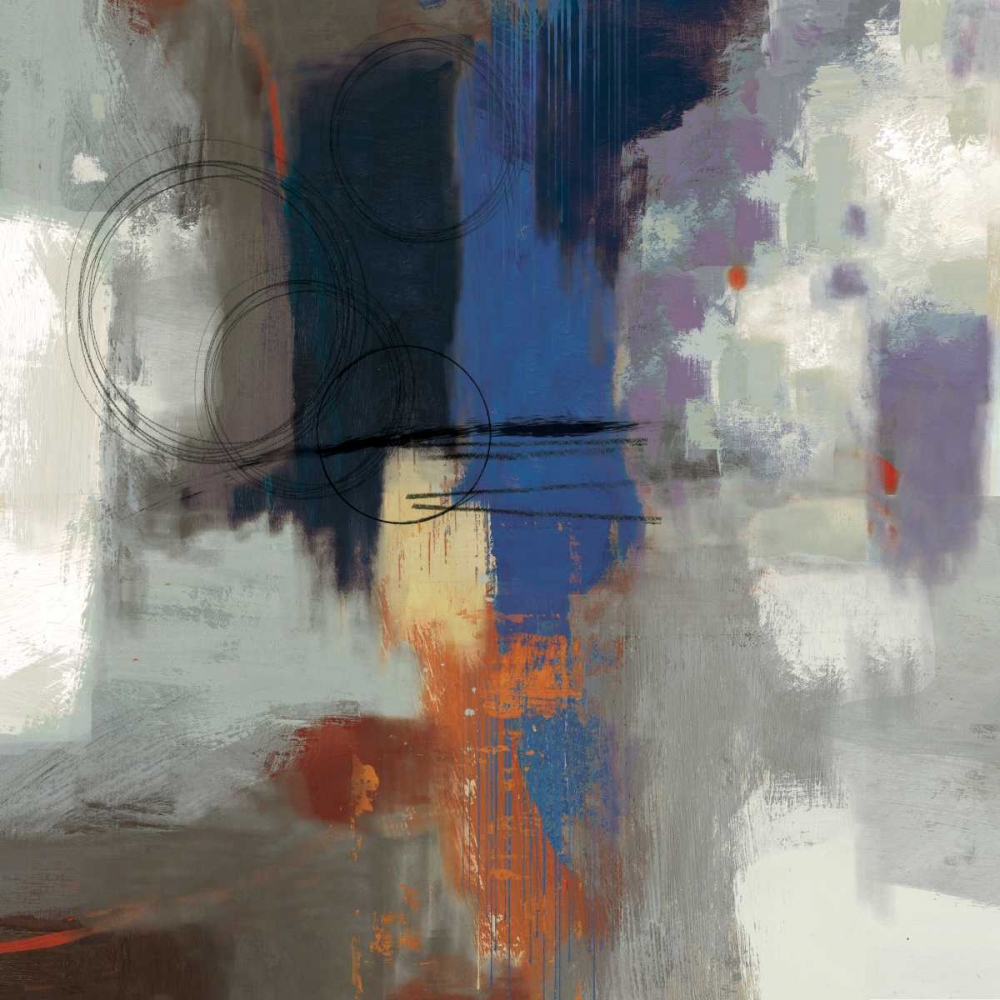 Wall Art Painting id:79574, Name: Indigo Touch, Artist: PI Studio