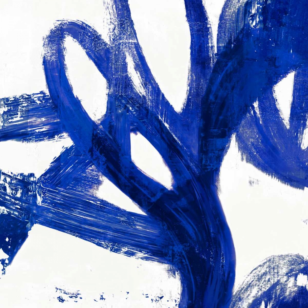 Wall Art Painting id:80020, Name: Tenderness Indigo, Artist: PI Galerie