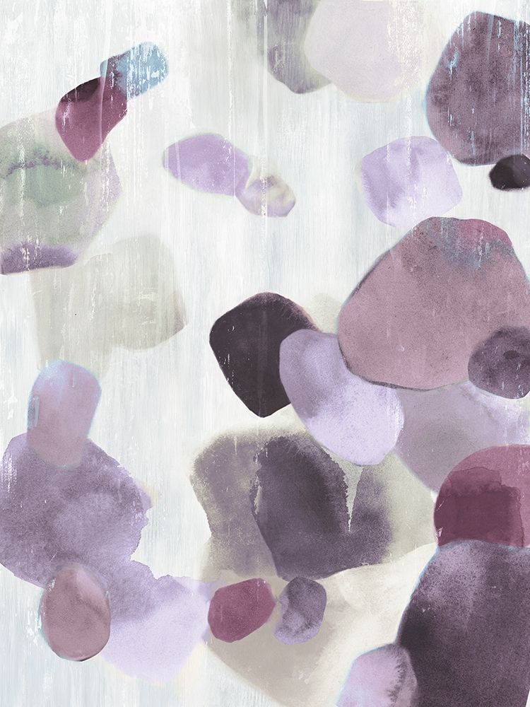 Art Print: Shadow Pebbles II Lavender Version