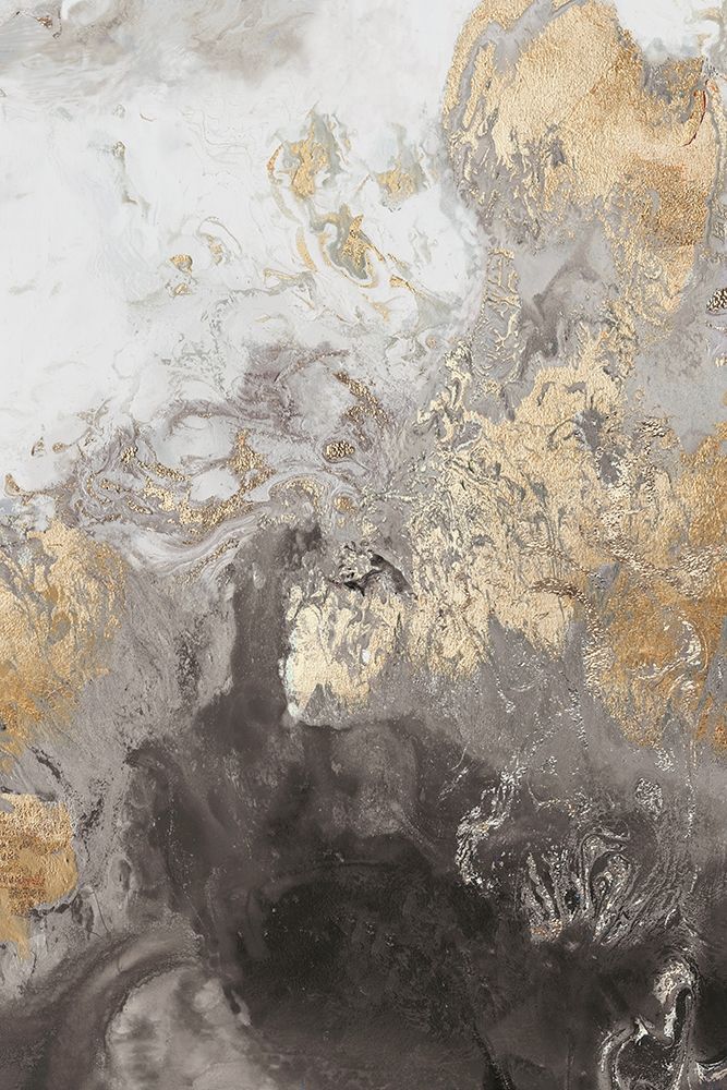 Art Print: Ocean Splash II Grey Version