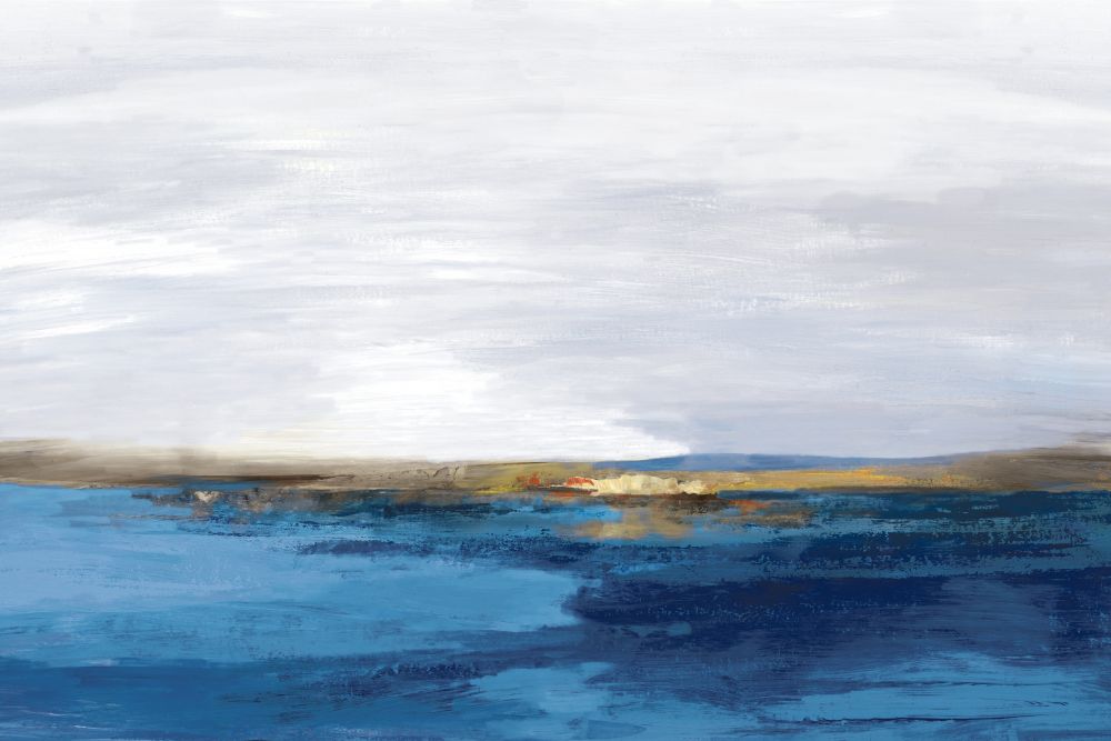 Wall Art Painting id:557913, Name: Pastoral Landscape Indigo Version, Artist: PI Studio