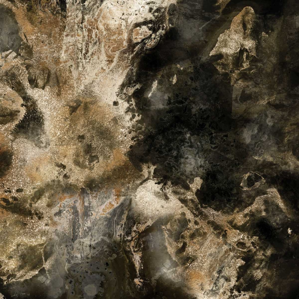 Wall art: Gold Marbled Abstract III, by PI Studio