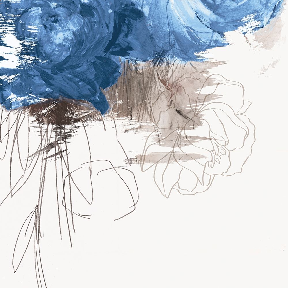 Wall art: Crimson Lust III Indigo Version , by PI Studio 