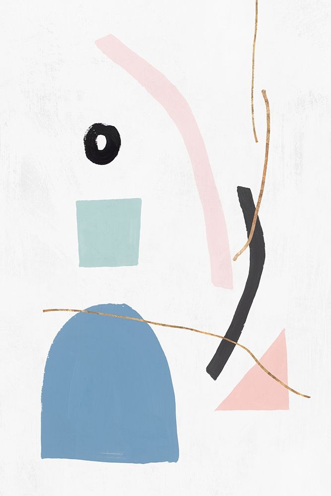 Wall Art Painting id:232444, Name: Precision II Blush Version , Artist: PI Studio 