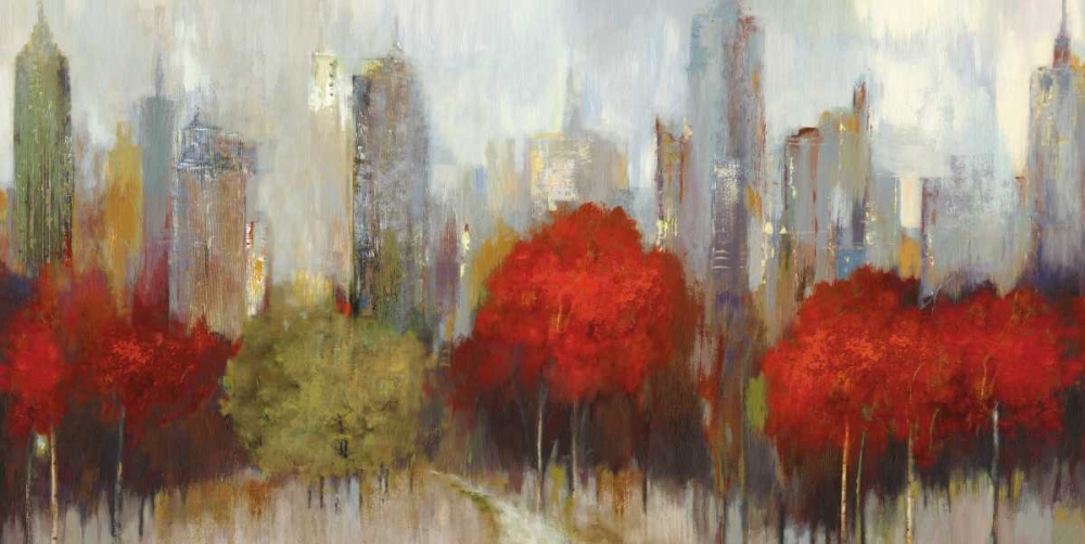 Wall Art Painting id:78848, Name: Downtown - Oversize, Artist: Pearce, Allison