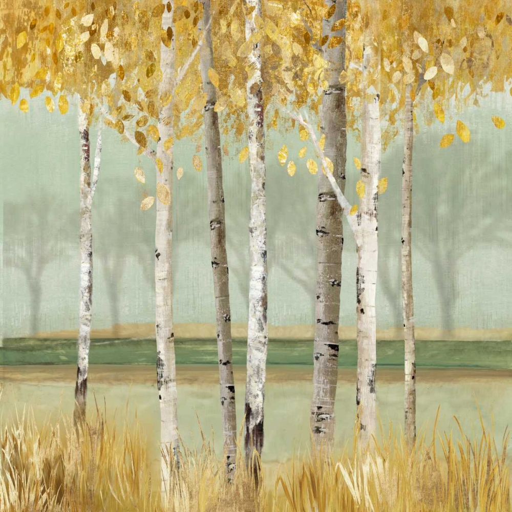 Wall art: Golden Birch, by Pearce, Allison