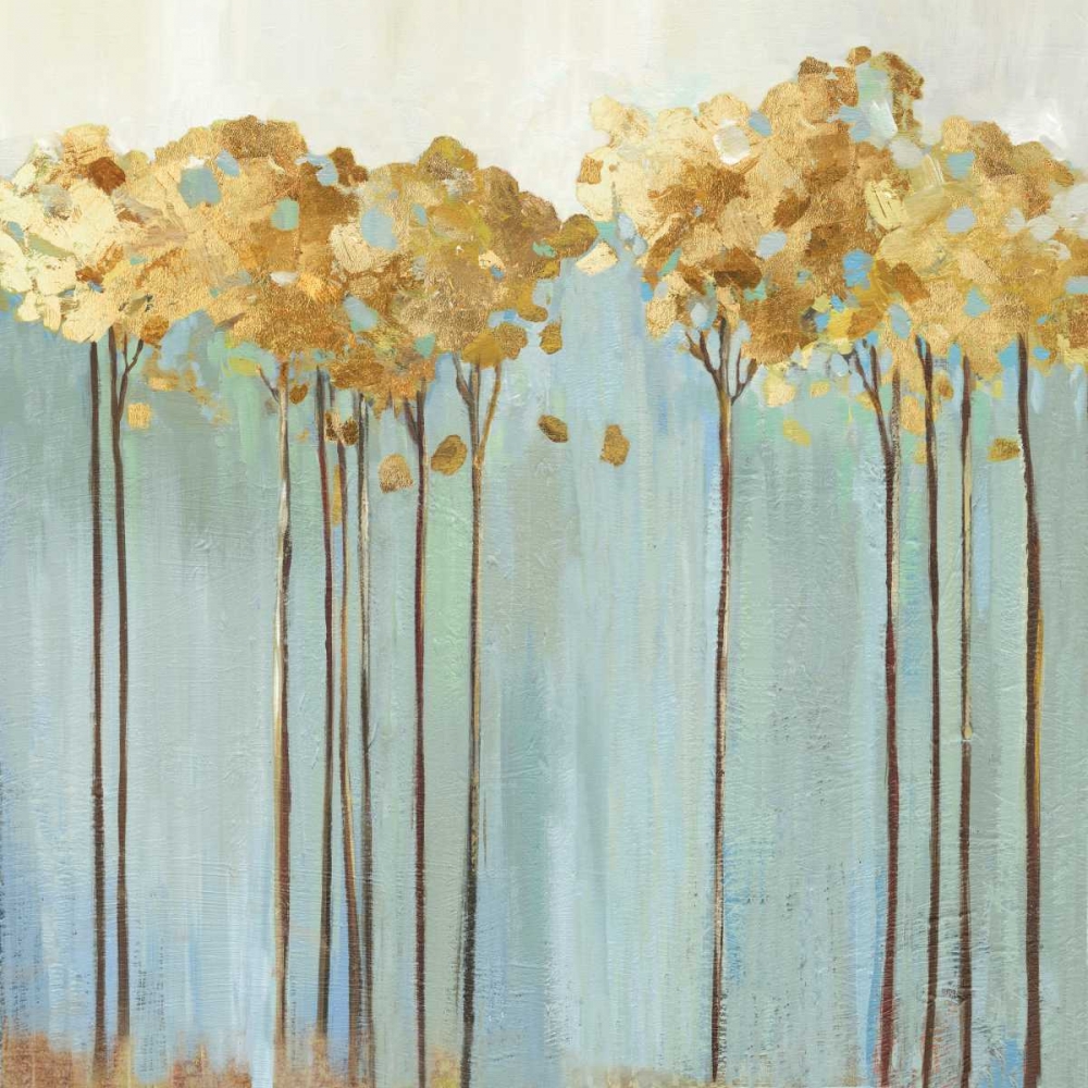 Wall art: Teal Trees II, by Pearce, Allison