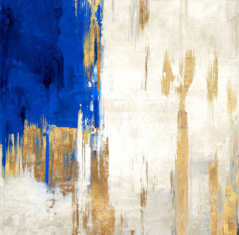 Wall Art Painting id:80246, Name: Indigo Abstract III, Artist: PI Galerie