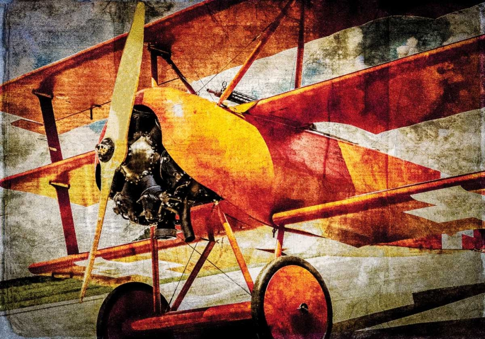 Wall art: Fokker Tri, by James, Richard