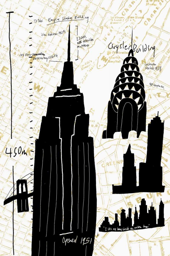 Art Print: NY Deco I