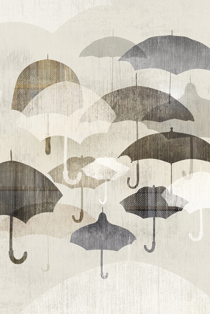 Wall art: Umbrella Rain II, by Selkirk, Edward