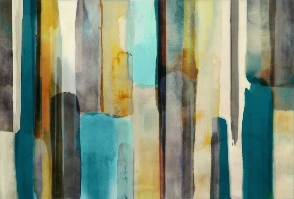 Wall Art Painting id:78929, Name: Woven in Teal - Mini, Artist: Selkirk, Edward