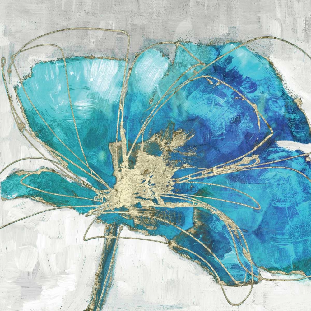Wall art: Blue Poppy I, by Kroeker, Wendy