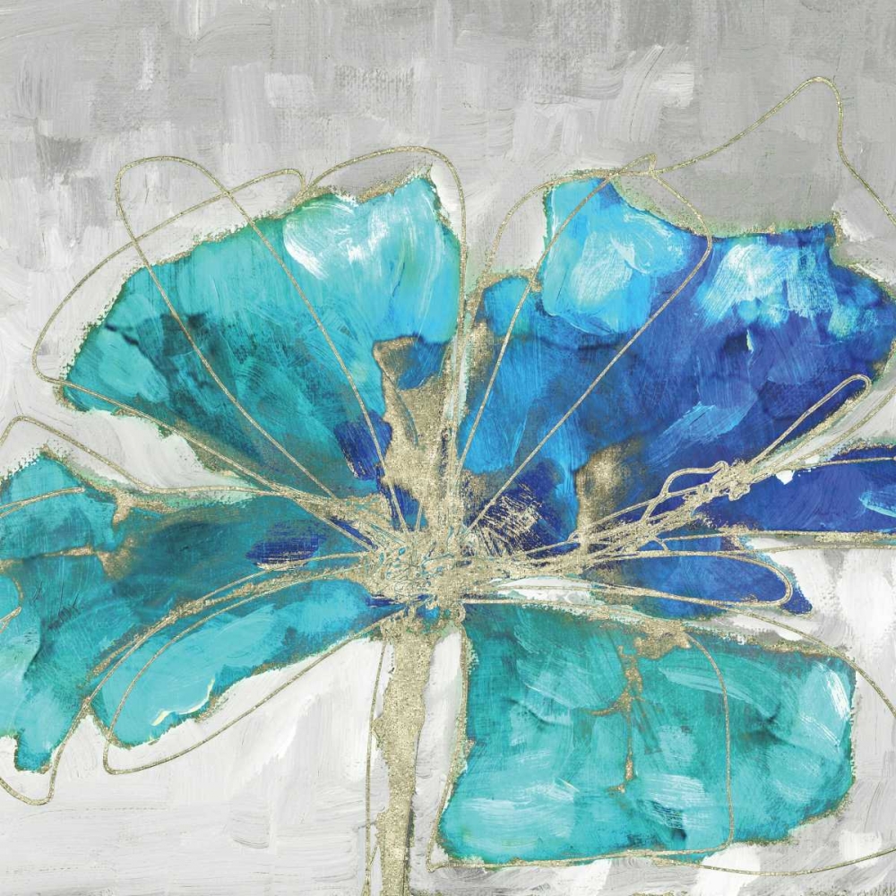 Wall art: Blue Poppy II, by Kroeker, Wendy