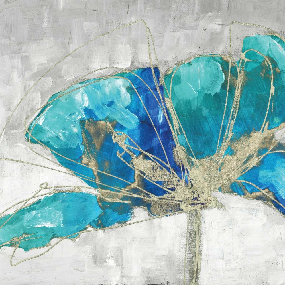 Wall art: Blue Poppy III, by Kroeker, Wendy
