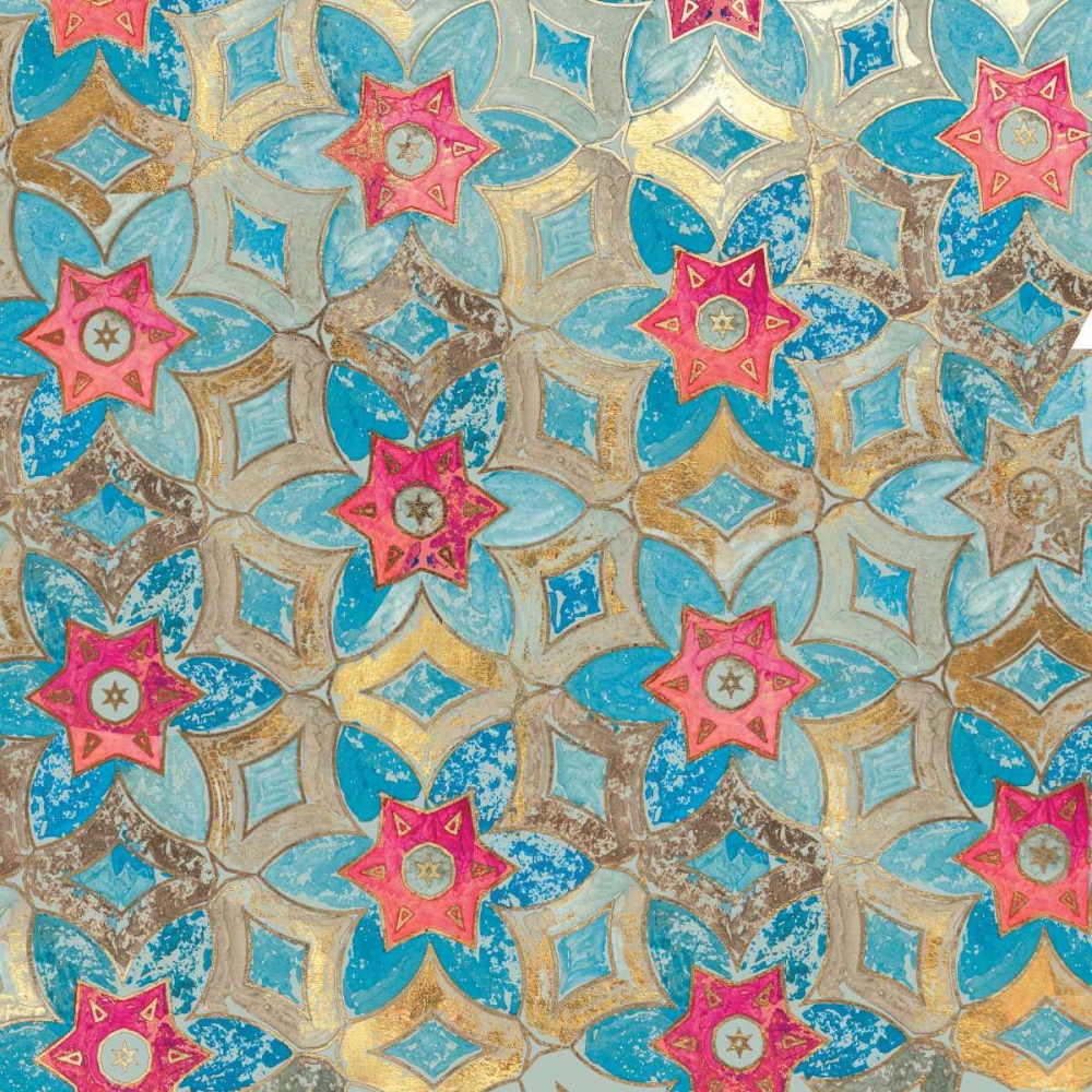 Wall Art Painting id:78612, Name: Boho Tile I, Artist: Wilson, Aimee