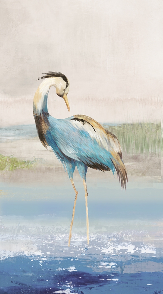 Wall art: Heron On The Beach I, by Wilson, Aimee