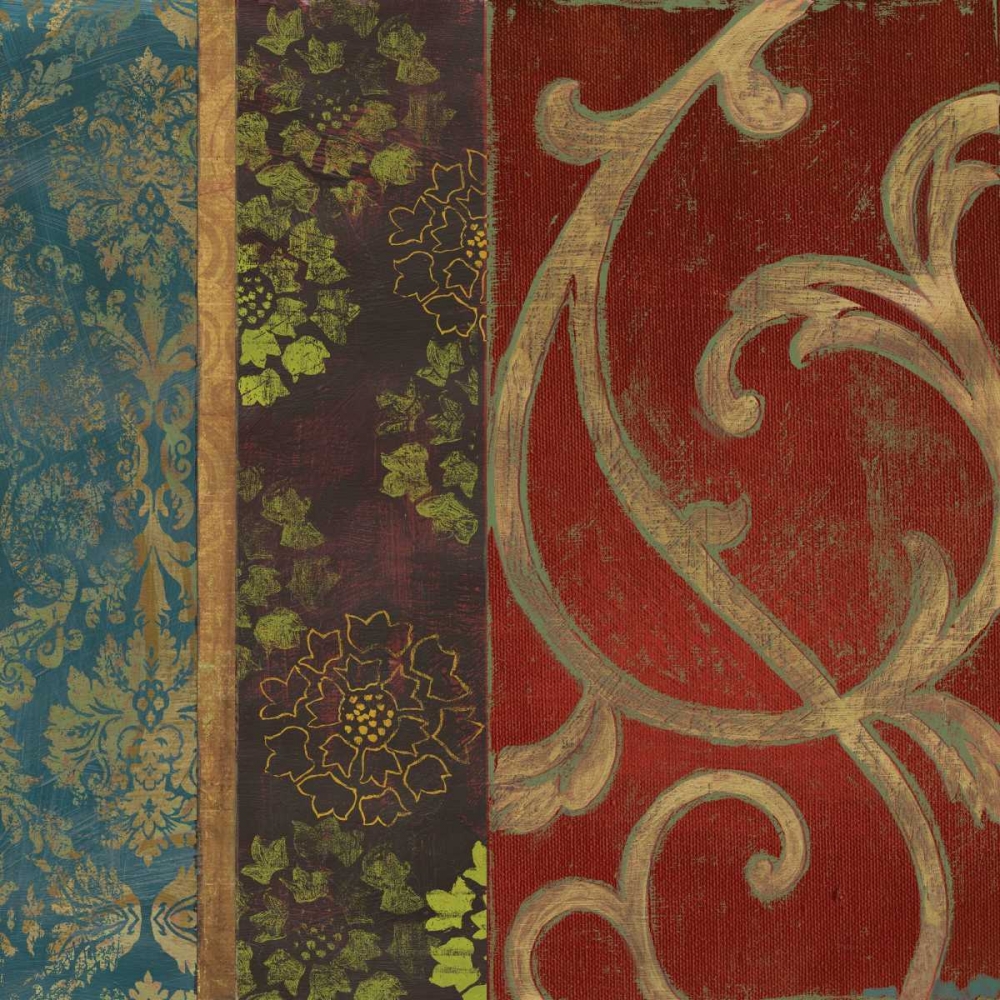 Wall Art Painting id:11001, Name: Embroidered Red, Artist: Wilson, Aimee