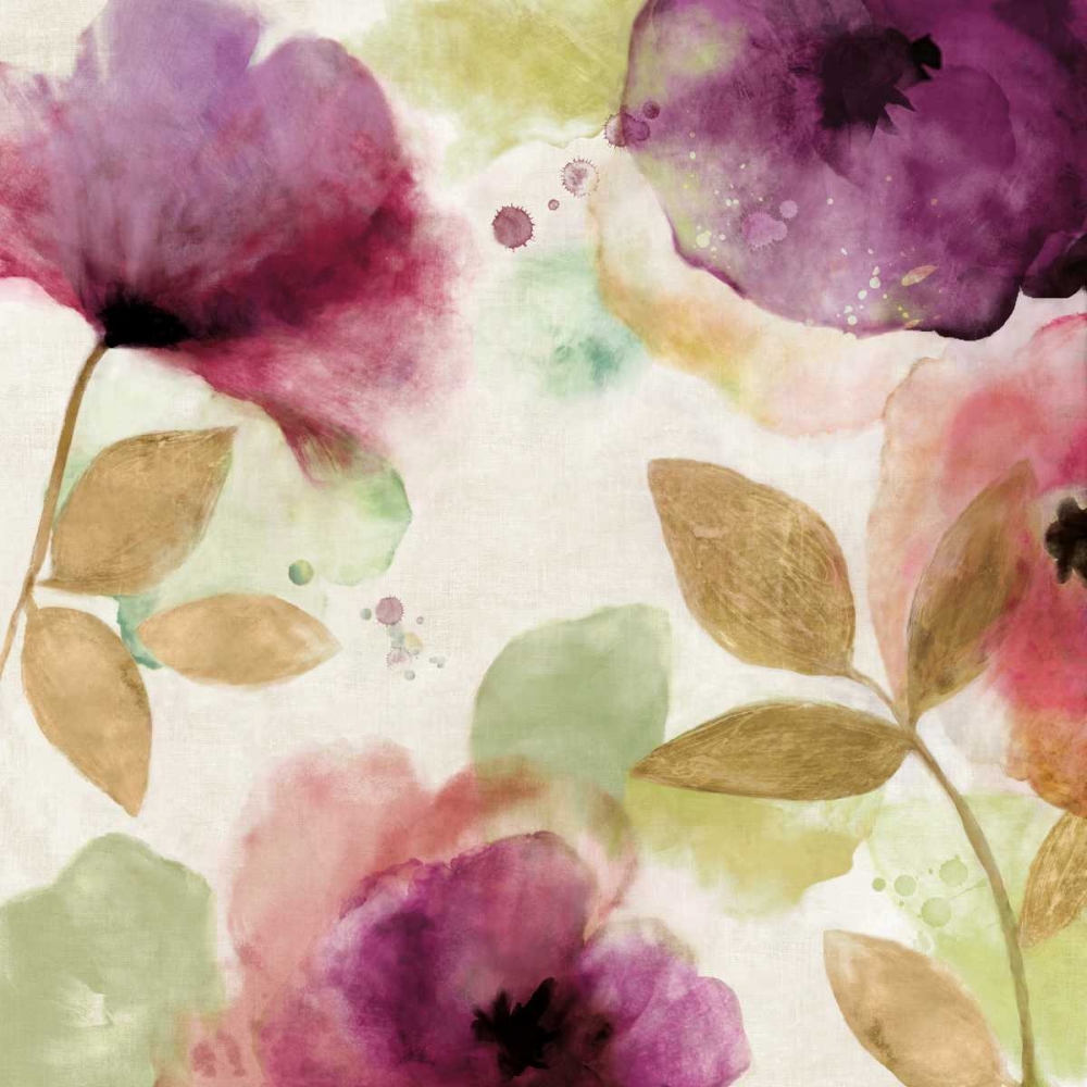 Wall Art Painting id:11021, Name: Watercolour Florals II, Artist: Wilson, Aimee