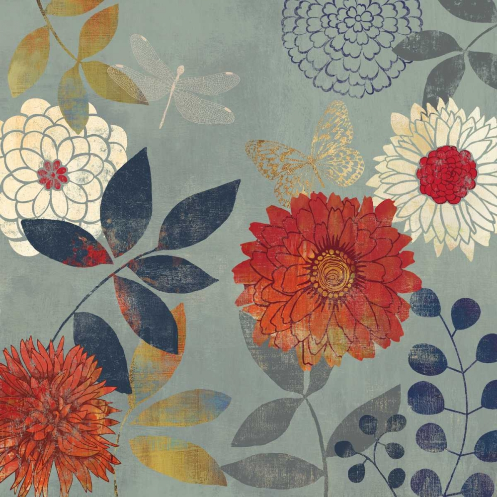 Wall Art Painting id:11034, Name: Botanical Garden I, Artist: Wilson, Aimee