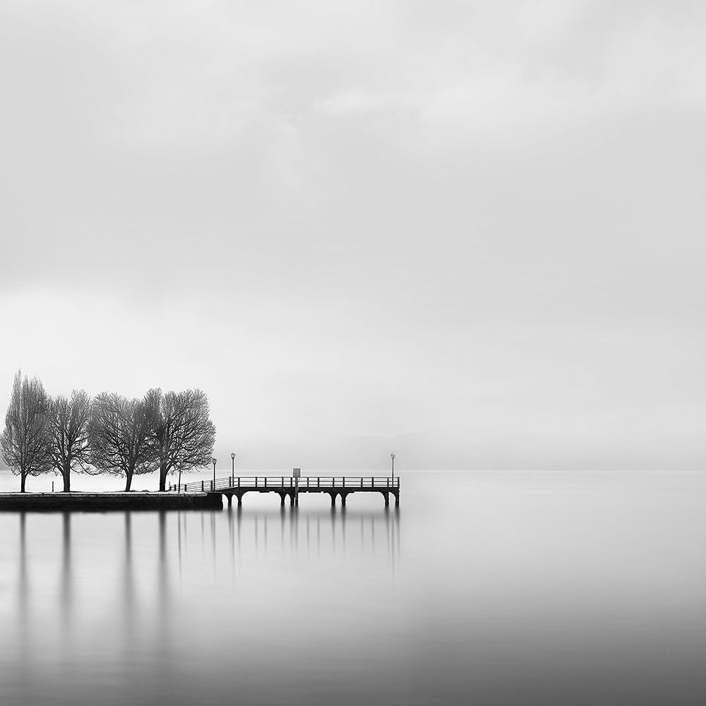 Art Print: Digalekis - Pier with Trees II