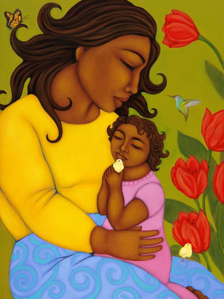 Wall art: Mother and Child, by Adams, Tamara