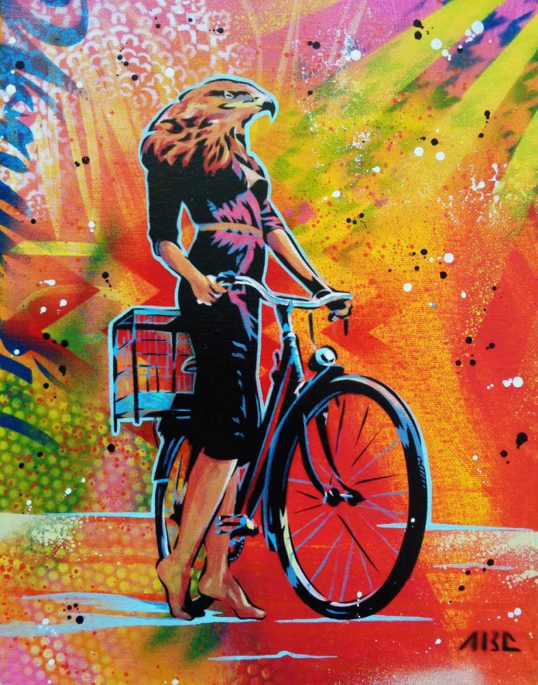 Wall Art Painting id:149665, Name: Cycle Soaring, Artist: AbcArtAttack