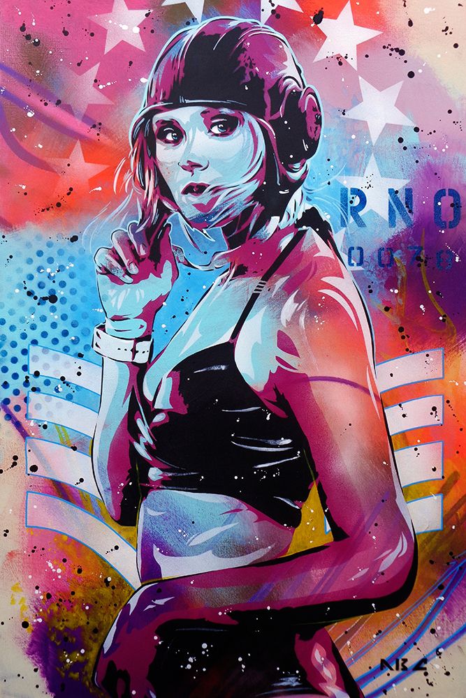 Wall art: Aviator, by AbcArtAttack