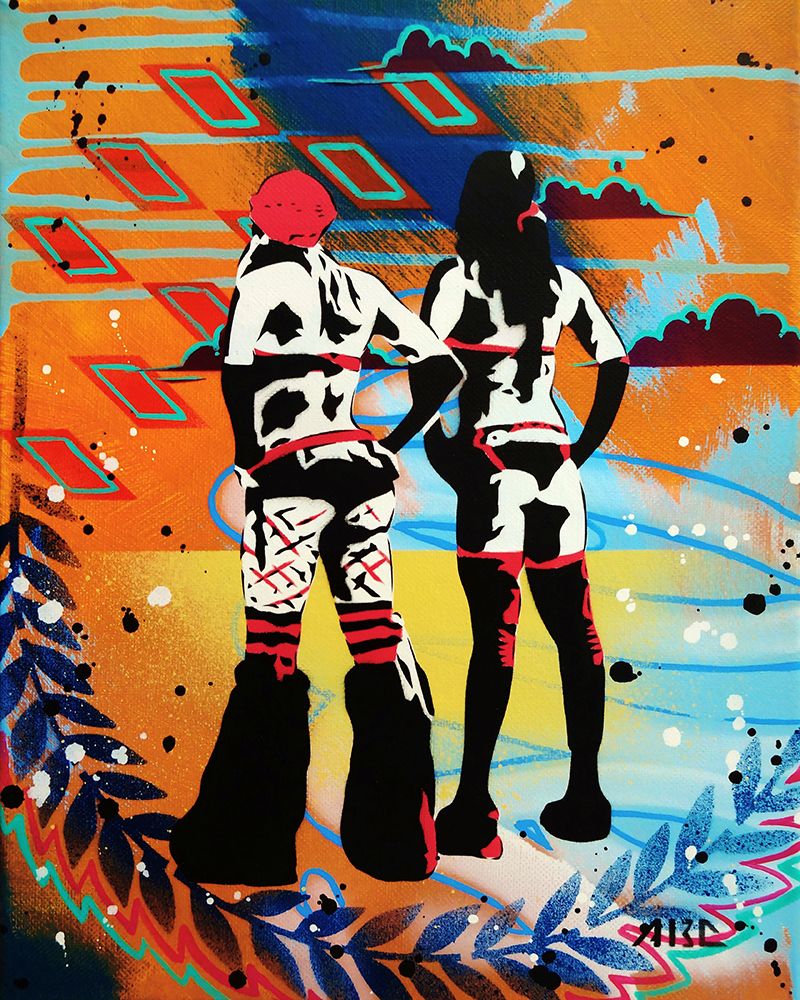 Wall Art Painting id:488866, Name: Burner Girls, Artist: AbcArtAttack