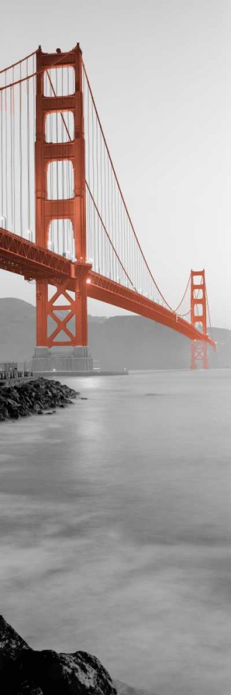 Art Print: Golden Gate Bridge at Dawn (A)