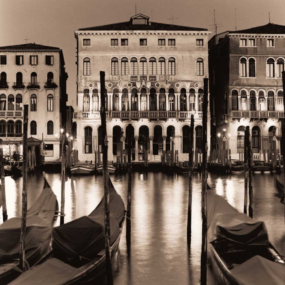 Art Print: Il Gran Canale di Notte