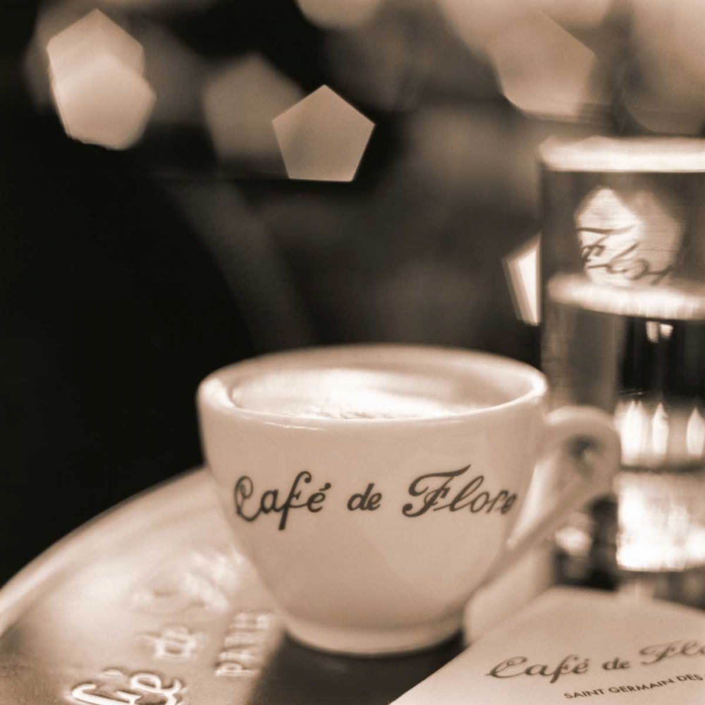 Wall art: Cafe St. Germain des Pres, by Blaustein, Alan