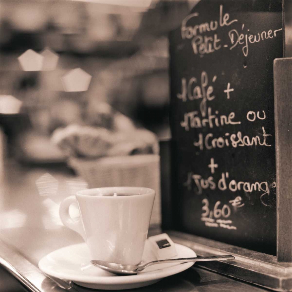 Art Print: Cafe Champs-Elysees