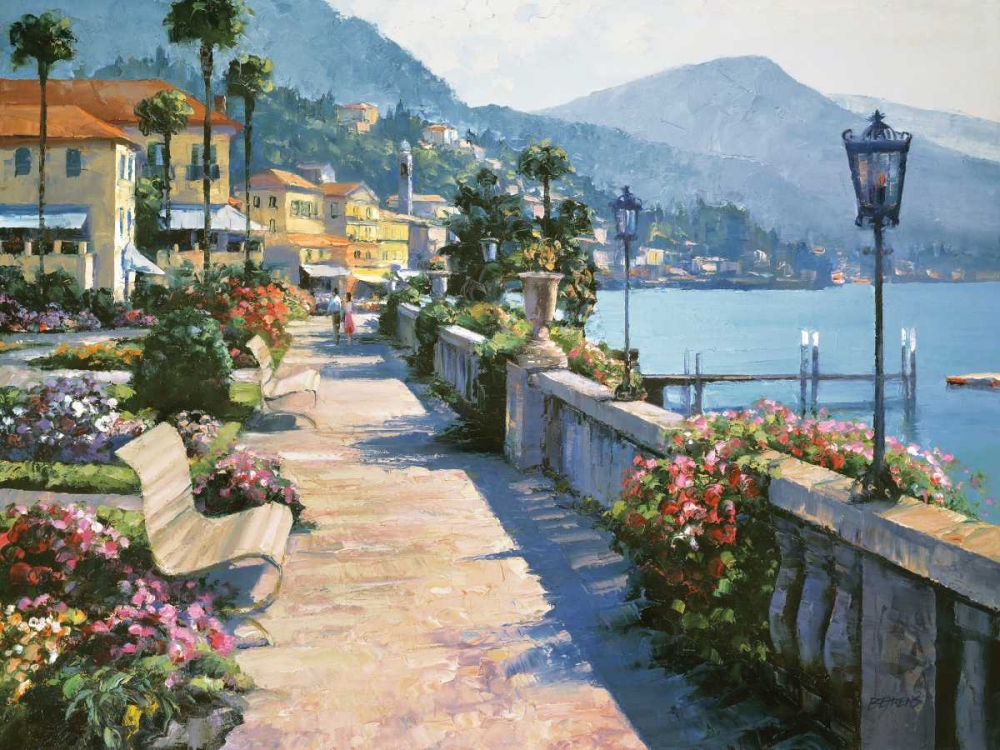 Wall Art Painting id:13641, Name: Bellagio Promenade, Artist: Behrens, Howard