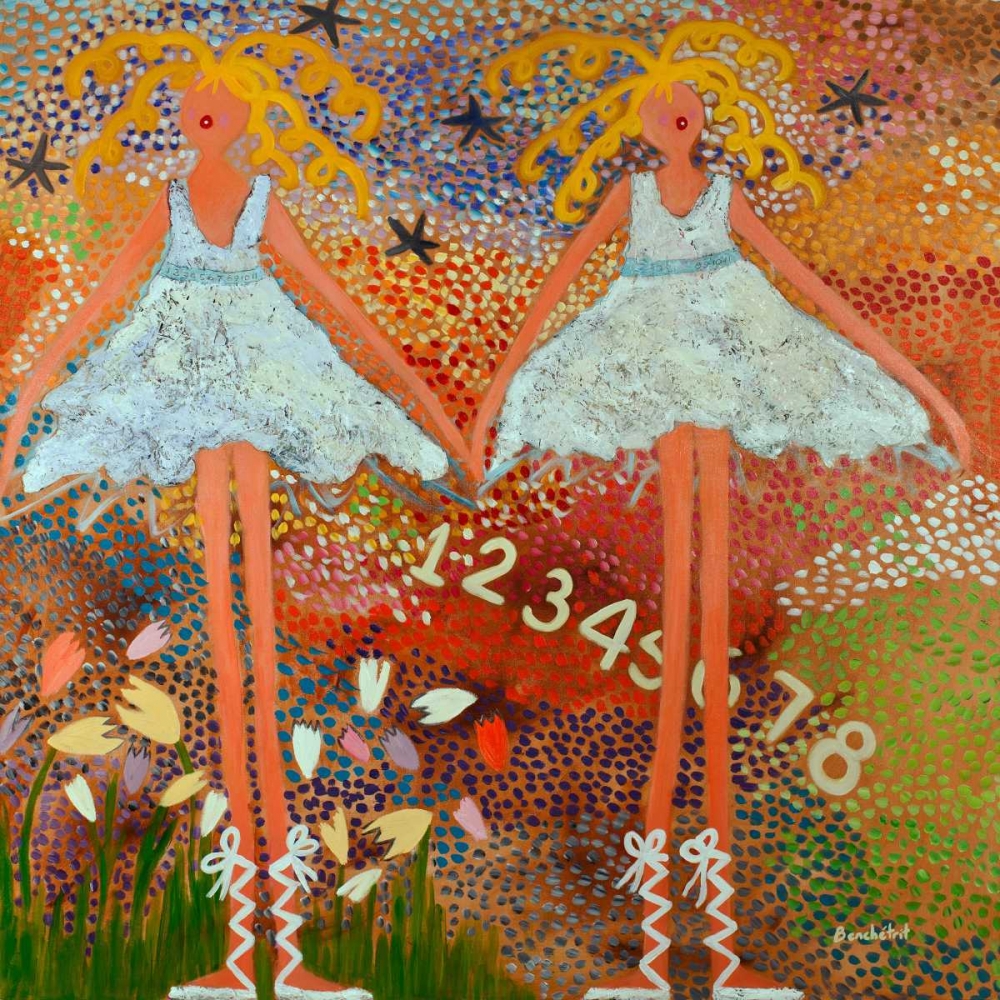 Wall Art Painting id:32693, Name: Desert Dance, Artist: Benchetrit, Caroline