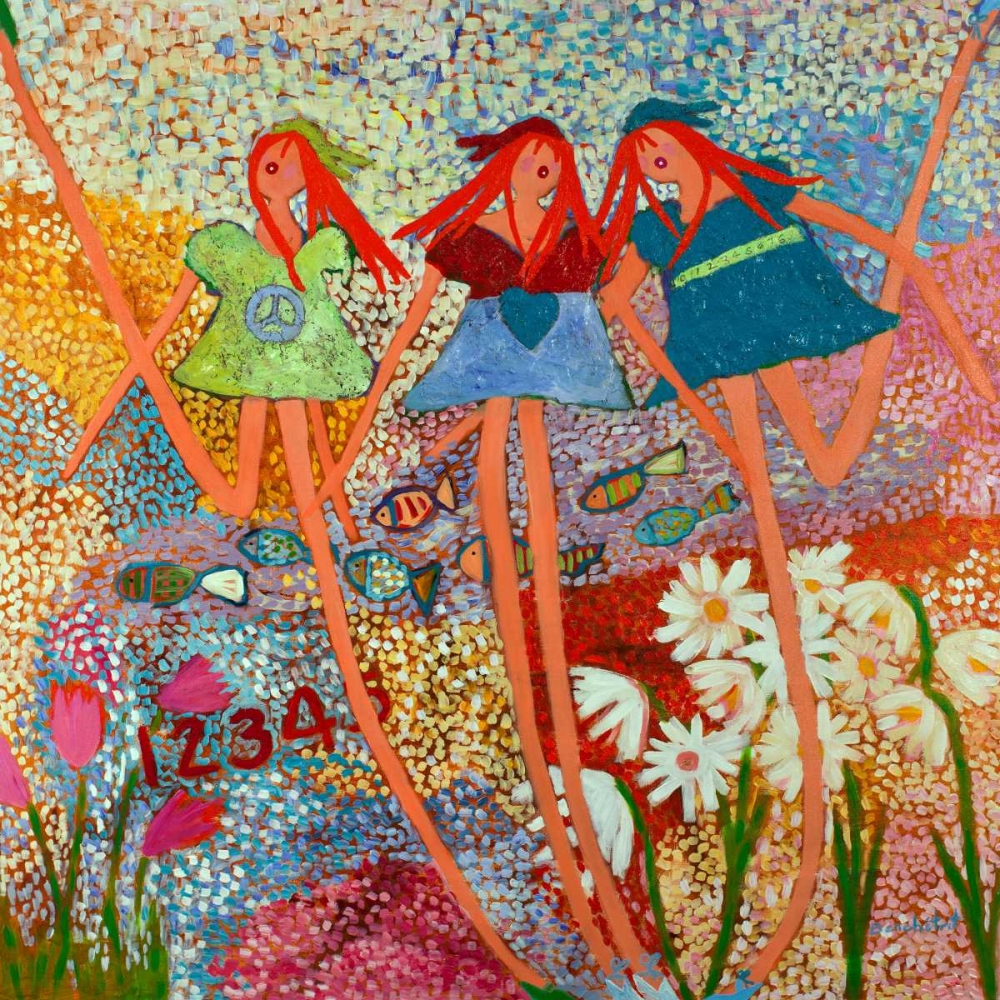 Wall Art Painting id:32695, Name: Love Is All There Is, Artist: Benchetrit, Caroline