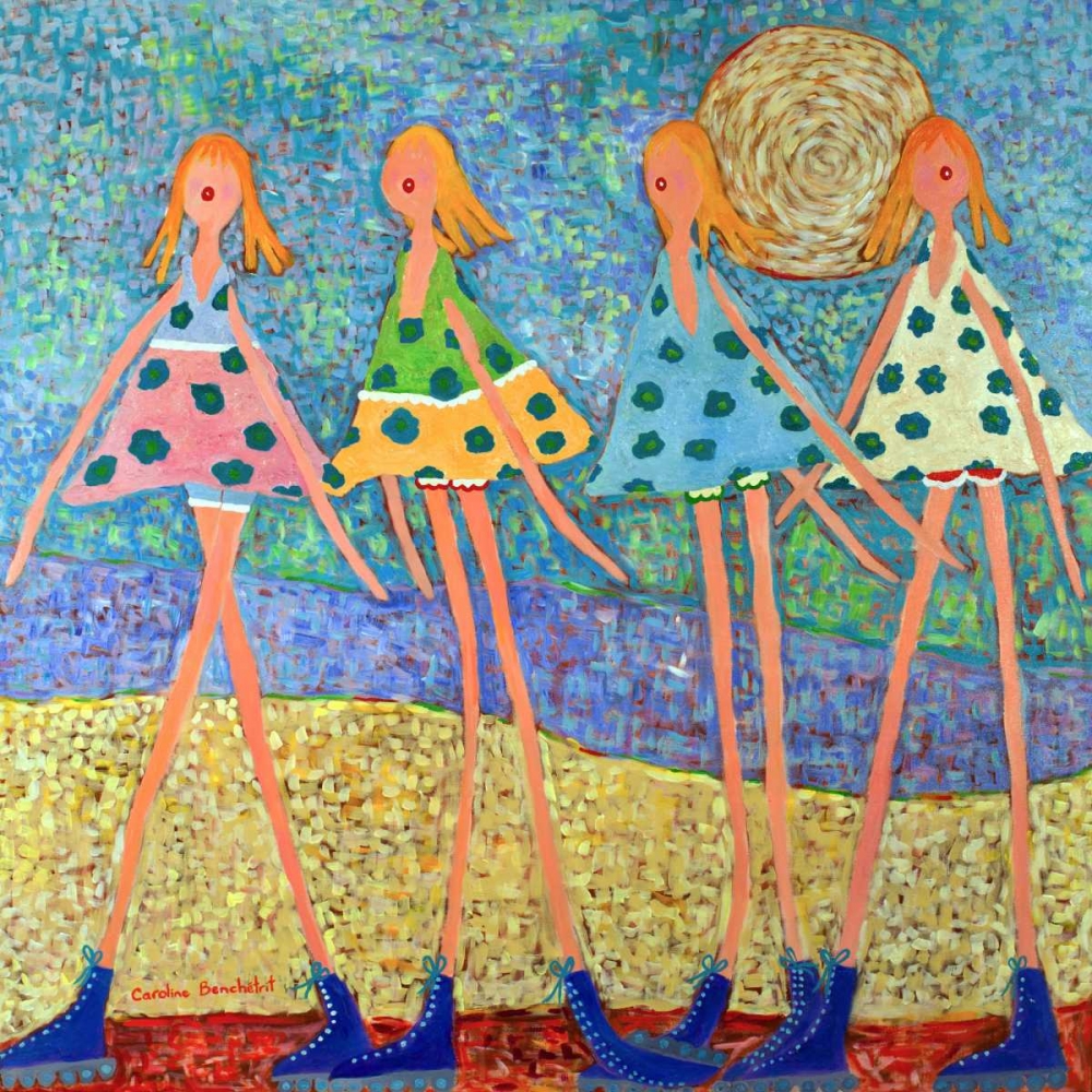 Wall Art Painting id:32696, Name: On the Way, Artist: Benchetrit, Caroline