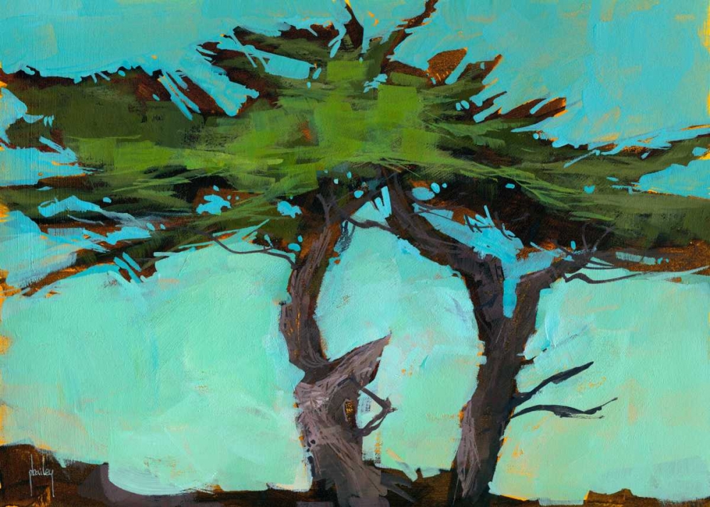 Art Print: Cypresses