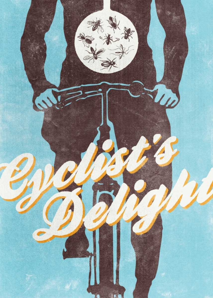 Wall art: Cyclist’s Delight, by Beer, Hannes