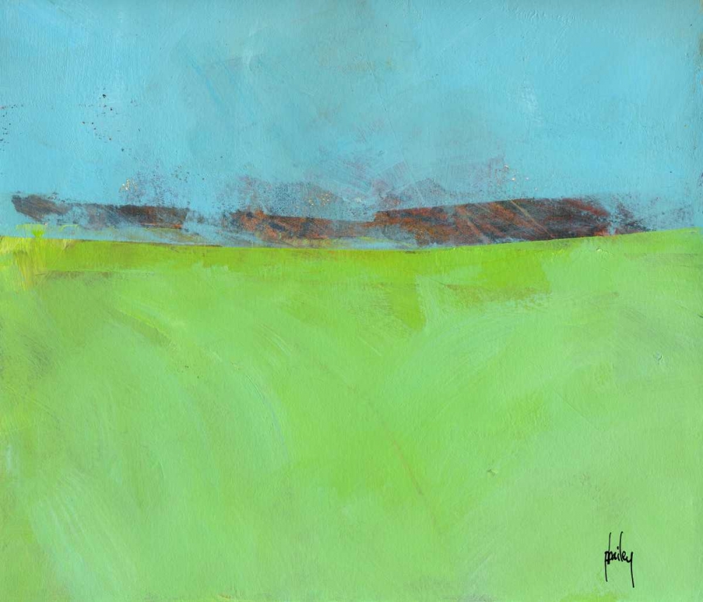 Art Print: Low Distant Hills