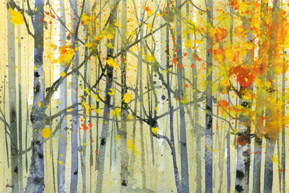 Wall art: Autumn Birches, by Bailey, Paul