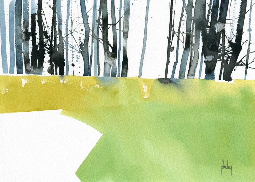 Art Print: Barcode Wood