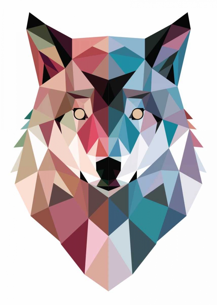 Art Print: Geo Wolf