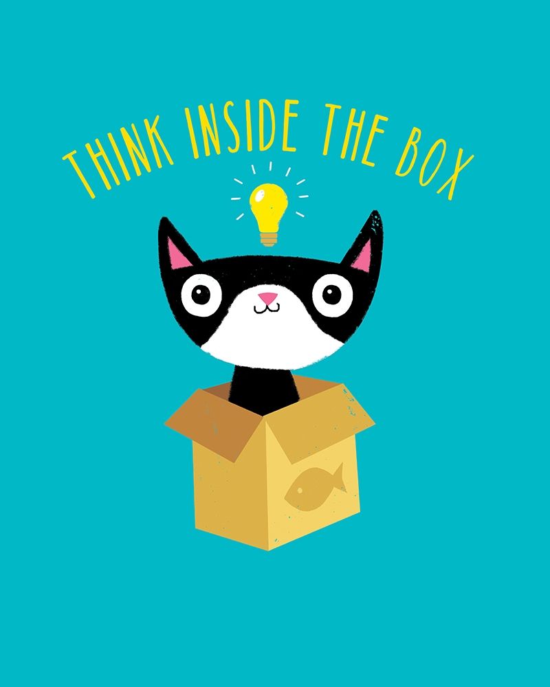Art Print: Think Outside The Box