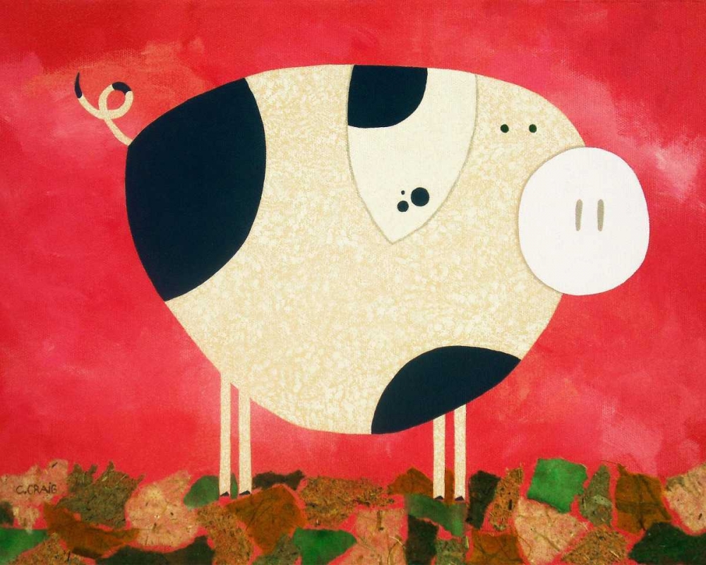 Art Print: Pig Newton
